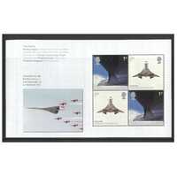 Great Britain 2009 British Design Classics 1st Issue/Concorde Booklet Pane of 4 Stamps SG2891a MUH 