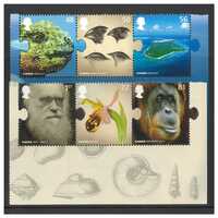 Great Britain 2009 Charles Darwin Birth Bicentenary 2nd Issue Set of 6 Stamps SG2905/10 MUH 