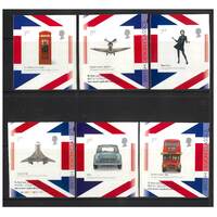 Great Britain 2009 British Design Classics 3rd Series Set of 6 Self-adhesive Stamps SG2911/15b MUH 