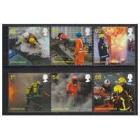 Great Britain 2009 Fire and Rescue Service Set of 6 Stamps SG2958/63 MUH 
