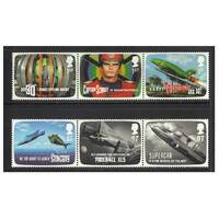 Great Britain 2011 F.A.B. The Genius of Gerry Anderson Set of 6 Stamps SG3136/41 MUH 