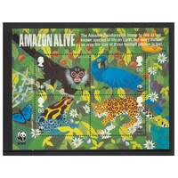 Great Britain 2011 50th Anniversary of the WWF Mini Sheet of 4 Stamps SG MS3172 MUH 