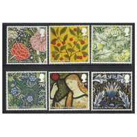 Great Britain 2011 150th Anniversary of Morris & Company Set of 6 Stamps SG3181/86 MUH 