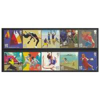 Great Britain 2011 Olympic & Paralympic Games, London 5th Issue Set of 10 Stamps SG3195/204 MUH 