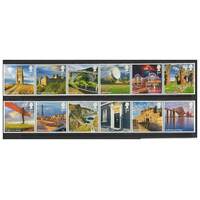 Great Britain 2011 UK A-Z 1st Issue/Landmarks Set of 12 Stamps SG3230/41 MUH 