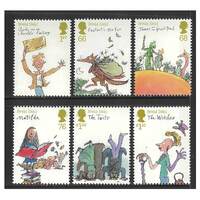 Great Britain 2012 Roald Dahl's Children's Stories 1st Issue Set of 6 Stamps SG3254/59 MUH 