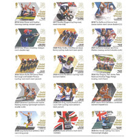 Great Britain 2012 British Gold Medal Winners at London Olympic Games Set of 29 Stamps Self-adhesive SG3342/70 MUH 