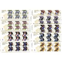 Great Britain 2012 British Gold Medal Winners at London Olympics Set of 29 Stamps in Sheetlet/6 Self-adhesive SG3342/70 MUH 