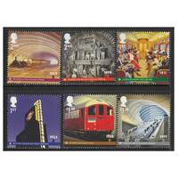 Great Britain 2013 The London Underground 150th Anniversary Set of 6 Stamps SG3423/28 MUH 