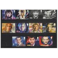 Great Britain 2013 50th Anniversary of Doctor Who 1st Issue Set of 11 Stamps SG3437/47 MUH 