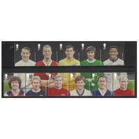 Great Britain 2013 Football Heroes 1st Issue Set of 11 Stamps SG3463/73 MUH 