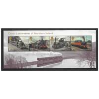 Great Britain 2013 Classic Locomotives 3rd Issue Northern Ireland Mini Sheet of 4 Stamps SG MS3498 MUH 