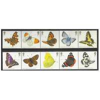 Great Britain 2013 Butterflies Set of 10 Stamps SG3499/508 MUH 