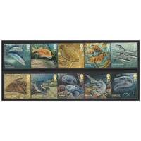 Great Britain 2014 Sustainable Fish and Threatened Fish Set of 10 Stamps SG3609/18 MUH 