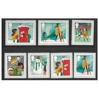 Great Britain 2014 Christmas Set of 7 Stamps Self-adhesive SG3650/56 MUH 