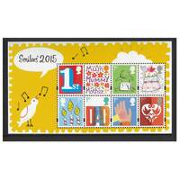 Great Britain 2015 Smilers 5th Series Mini Sheet of 8 Stamps SG MS3678 MUH 