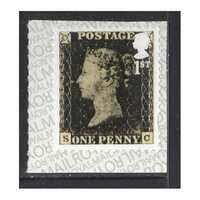 Great Britain 2015 175th Anniversary of the Penny Black Stamp Self-adhesive SG3709 MUH 