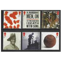 Great Britain 2015 Centenary of the First World War 2nd Issue Set of 6 Stamps SG3711/16 MUH 