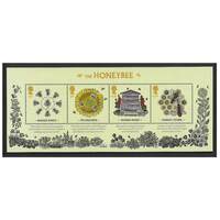 Great Britain 2015 Bees Mini Sheet of 4 Stamps SG MS3742 MUH 