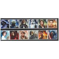 Great Britain 2015 Star Wars 1st Issue Set of 12 Stamps SG3758/69 MUH  
