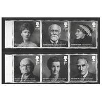 Great Britain 2016 British Humanitarians Set of 6 Stamps SG3810/15 MUH 