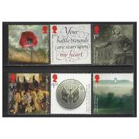Great Britain 2016 Centenary of the First World War (3rd Issue) Set of 6 Stamps SG3838/43 MUH 