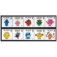 Great Britain 2016 Mr. Men and Little Miss/Children's Book Set of 10 Stamps SG3891/900 MUH 
