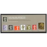 Great Britain 2017 50th Anniversary of the Machin Definitive Mini Sheet of 8 Stamps SG MS3965 MUH  