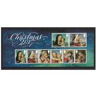 Great Britain 2017 Christmas/Madonna & Child Mini Sheet of 8 Stamps SG MS4027 MUH