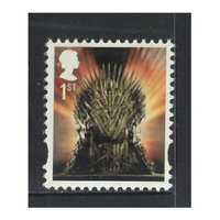 Great Britain 2018 Game of Thrones - The Iron Throne Single Stamp SG4049 MUH 