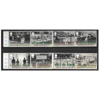 Great Britain 2018 Votes for Women Set of 8 Stamps SG4050/57 MUH 