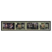 Great Britain 2018 50th Anniv Dad's Army/BBC Sitcom Set of 2 Self-adhesive Stamps in Strip SG4107/8 MUH 