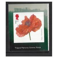 Great Britain 2018 Centenary of the First World War - Poppy Self-adhesive Stamp SG4139 MUH 
