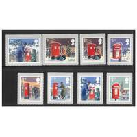 Great Britain 2018 Christmas - Post Boxes Set of 8 Self-adhesive Stamps SG4154/61 MUH 