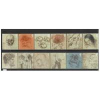 Great Britain 2019 Leonardo da Vinci 500th Death Anniv Set of 12 Stamps SG4170/81 MUH 