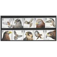 Great Britain 2019 Birds of Prey Set of 10 Stamps SG4200/09 MUH 