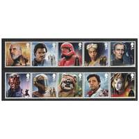 Great Britain 2019 Star Wars 5th Issue Set of 10 Stamps SG4292/301 MUH 