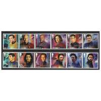 Great Britain 2020 Star Trek Set of 12 Stamps SG4443/54 MUH 