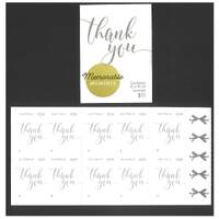 Australia 2021 Memorable Moments $1.10 Thank You Booklet/10 Self-adhesive Stamps MUH 