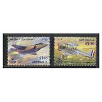 Australia 2021 Royal Australian Air Force Centenary Set of 2 Stamps MUH 