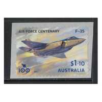 Australia 2021 Royal Australian Air Force Centenary - $1.10 F-35A Self-adhesive ex Coil MUH 
