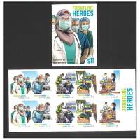 Australia 2021 Frontline Heroes Booklet/10 Self-adhesive Stamps MUH
