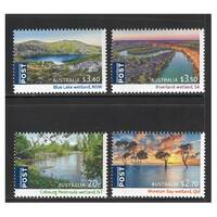 Australia 2021 Ramsar Wetlands Set of 4 International Post Stamps MUH