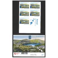 Australia 2021 $3.40 Blue Lake Wetlands, NSW Sheetlet/5 Self-adhesive International Post Stamps MUH