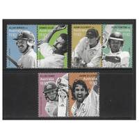 Australia 2021 Australian Legends of Cricket Set of 6 Stamps MUH