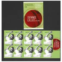 Australia 2021 Australian Legends of Cricket - Dennis Lillee AM MBE Booklet/10 Stamps Self-adhesive MUH