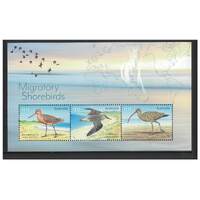Australia 2021 Migratory Shorebirds Mini Sheet of 3 Stamps MUH