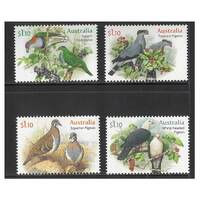 Australia 2021 Doves and Pigeons Set of 4 Stamps MUH