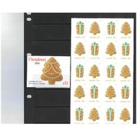 Australia 2021 Christmas 65c Gingerbread tree & gift Booklet/20 Self-adhesive Stamps MUH