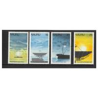 Nauru 1977 75th Anniv of First Telecommunications Set of 4 Stamps SG161/64 MUH